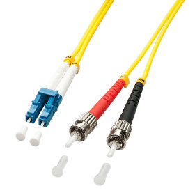 LINDY Fibre optique Duplex LC ST OS2, 5m
