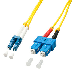 LINDY Fibre optique Duplex LC SC OS2, 3m