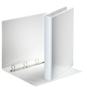 Classeur 4 anneaux personnalisable A4 20mm ESSENTIALS Esselte, Blanc