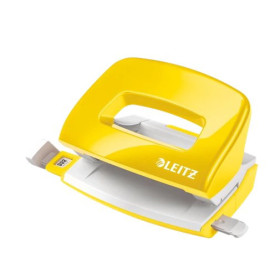 Mini-perforateur en metal NEXXT WOW Leitz, Jaune