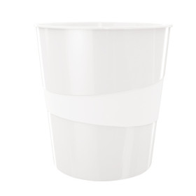 Corbeille a papier WOW Leitz , Blanc