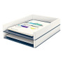 Corbeille a courrier Dual WOW Leitz, Blanc Gris