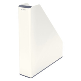 Porte-revues Dual WOW Leitz , Blanc Gris