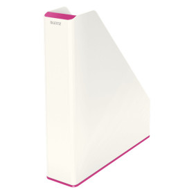 Porte-revues Dual WOW Leitz , Blanc Rose