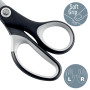 Ciseaux de bureau revetement titane 150mm Leitz, Noir