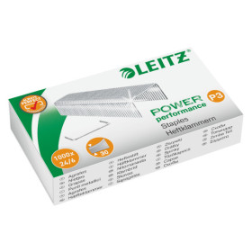 Agrafes, Leitz POWER PERFORMANCE Leitz, P3 24 6, Boite de 1000