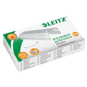 Agrafes, Leitz POWER PERFORMANCE Leitz, P4 24 8, Boite de 1000