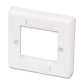 LINDY Façade pour 2 modules Snap-In