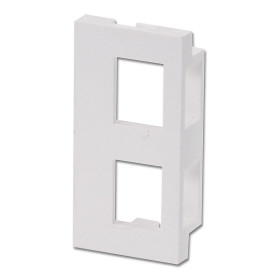 LINDY Façade murale pour 2 modulesKeystone (4 pièces)