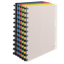 Reliure protege-documents rechargeable VIVIDA Esselte, Assortis