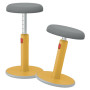 Tabouret ergonomique assis-debout, Leitz Ergo COSY Active, Jaune