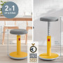 Tabouret ergonomique assis-debout, Leitz Ergo COSY Active, Jaune