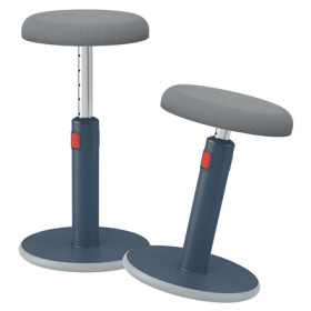 Tabouret ergonomique assis-debout, Leitz Ergo COSY Active, gris