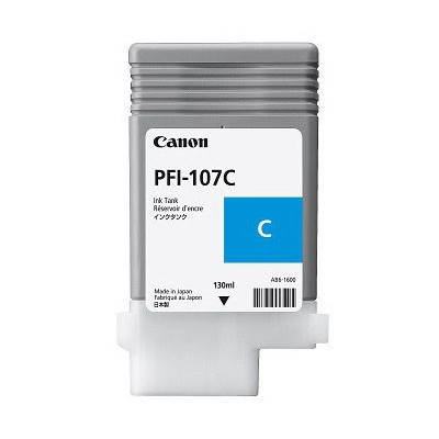 Canon ink 6706B001 PFI-107C cyan