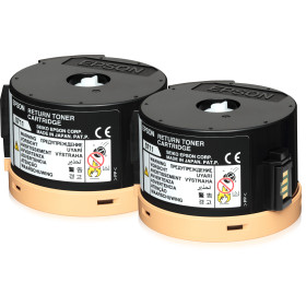 Epson toner S050711 black, high capacity, twinpack