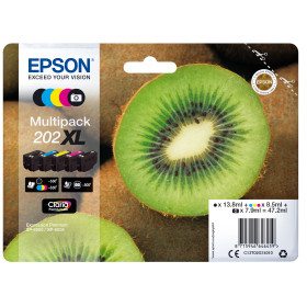 Epson ink Multipack 5-colours 202XL Claria Premium ink (black, cyan, magenta, Ph