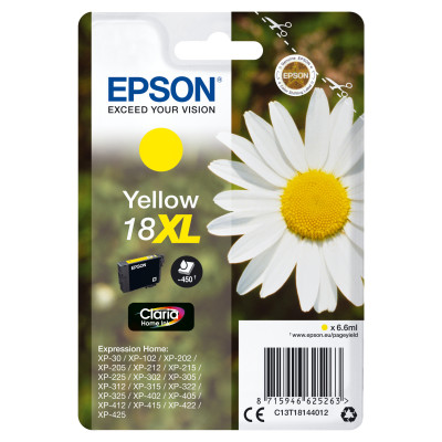Epson ink cartridge T18144012 yellow 18XL ( C13T18144012 )