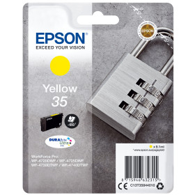 Epson ink T35844010 Singlepack yellow No.35 DURABrite Ultra ink