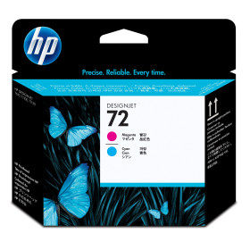 HP ink cartridge Printhead No.72 magenta + cyan ( C9383A )