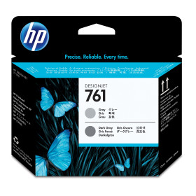 HP ink Printhead CH647A gray + dark gray GY DGY No.761