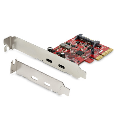 StarTech.com 2-port 10Gbps USB C PCIe Card Adapter - USB 3.1 Gen 2 Type-C PCI Ex