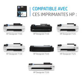 HP ink cartridge black No.711 CZ133A ( CZ133A )