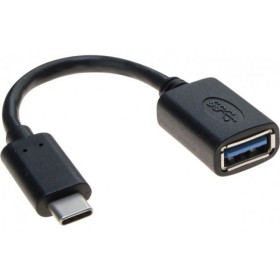 Cordon OTG USB 3.0 Type-C M   A F 0,1 m