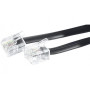 CORDON TELEPH RJ11M M 2M NOIR