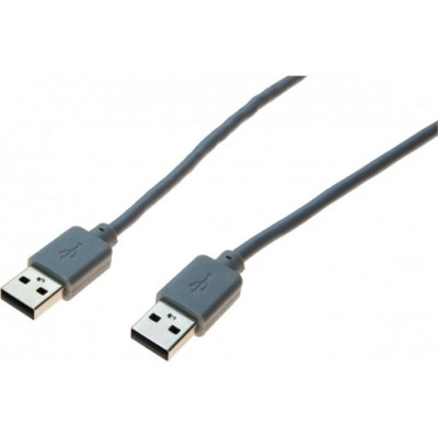 CORDON USB 2.0 A   A GRIS- 1,0 M