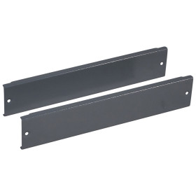 Jeu de 2 trappes pleines latérales hauteur 100mm pour baie L