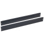 Jeu de 2 trappes pleines latérales hauteur 100mm - baie LCS³