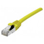 Cordon RJ45 CAT 5e F UTP SNG jaune - 2 m