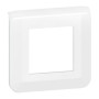 Plaque - 2 modules - Blanche - Legrand Mosaic - 078802