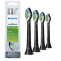Philips Sonicare HX6064 11 Pack Têtes de brosse blancheur Optimal White W2 Noir