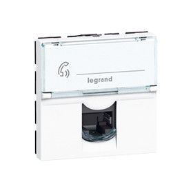 Legrand 76565 1RJ45 Cat 6 Ftp mosaic 2 modules 1 Prise - 076565
