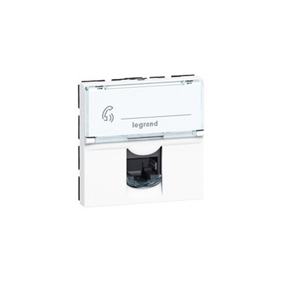 Legrand 76565 1RJ45 Cat 6 Ftp mosaic 2 modules 1 Prise - 076565