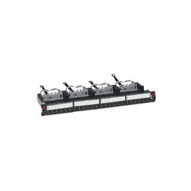 Panneau droit 24 rj45 cat 6 ftp éqiupé 6x4 24mot 1u Legrand cabling system LCS³
