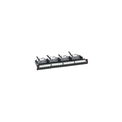 Panneau droit 24 rj45 cat 6 ftp éqiupé 6x4 24mot 1u Legrand cabling system LCS³