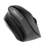 CHERRY Souris ergonomique MW-4500 Gaucher sans fil USB noire