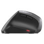CHERRY Souris ergonomique MW-4500 Gaucher sans fil USB noire