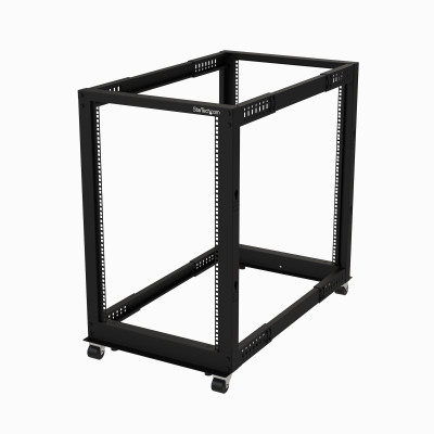Rack serveur réglable à cadre ouvert 18U - 4 montants - 55.9cm à 101.5cm