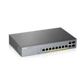 Zyxel switch 8p GS1350-12HP-EU0101F Géré + 2 SFP giga 130w