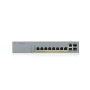 Zyxel switch 8p GS1350-12HP-EU0101F Géré + 2 SFP giga 130w