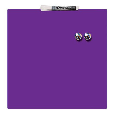 Tableau memo magne 360 x 360 mm violet