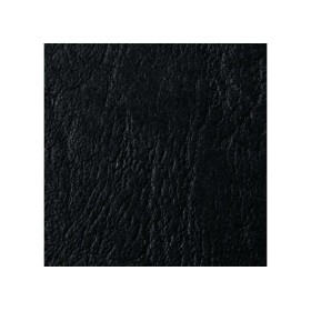 Plat de couVerture A4 grain cuir GBC LeatherGrain, Lot 50, Noir
