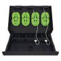 Multichargeur XL pour 1 tablette et 3 smartphones, Leitz Noir