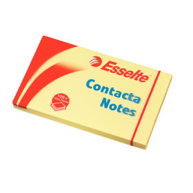 Notes repositionnables 75X125 RUBAFIX Esselte Jaune