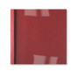 Couverture de reliure thermique A4 1,5mm grain cuir  GBC, lot de 100, Rouge