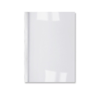 Couverture de reliure thermique  GBC LeatherGrain, A4 Blanc, 3mm (x100)