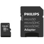 PHILIPS Carte mémoire microSDHC + adaptateur  FM16MP45B 16 Go